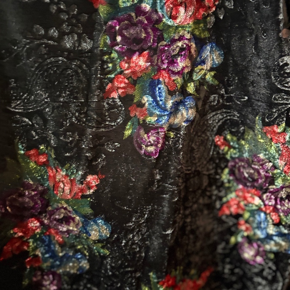 Vintage Essay  by Sharon Anthony size 6 velvet top